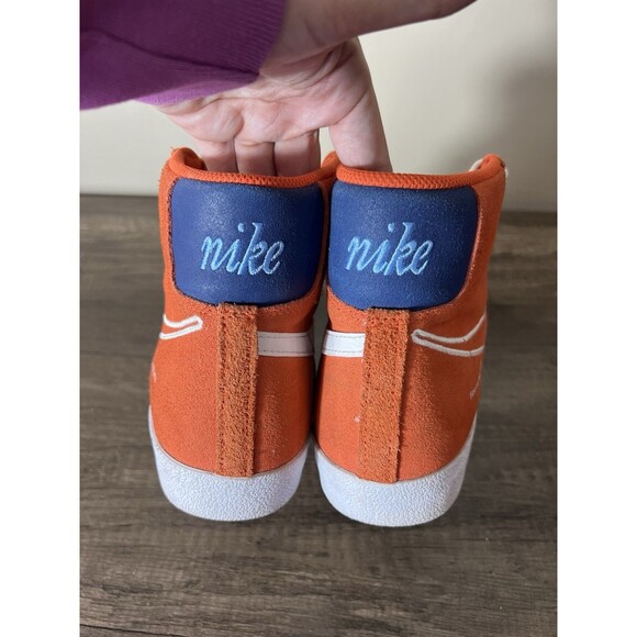 Nike Blazer 77 Mid First Use Sneakers Men 10 Orange Retro Athleisure DC3433-800 main image 4
